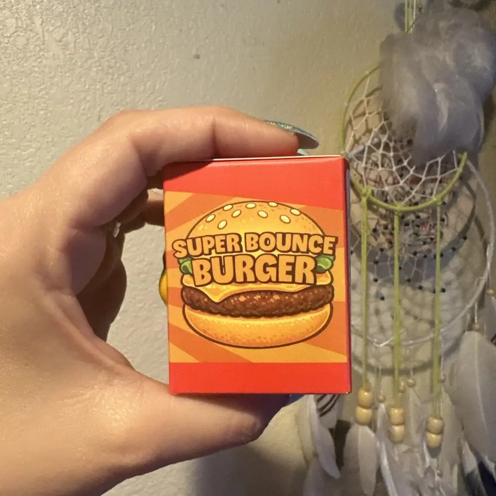 New Keycraft Super Bounce Burger Squishy Viral Toy!